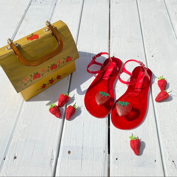 Katy Perry Collections Shoes - Katy Perry strawberry jelly sandals